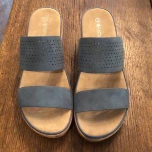 Blue Women’s Sandals - Size 9